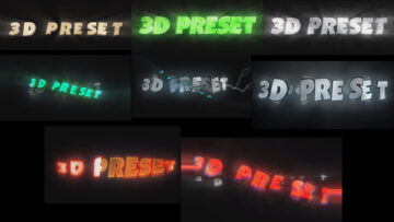 پک پرست تکست 3D